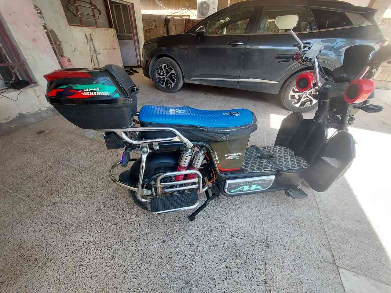 السلام عليكم دراجه جبلي  2025
(6بطاريات)فول ع الفحص✅

جهاز مانع سرقه ✅

دبل إشاره ✅

زنون عالي وناصي ✅

نشرات كلها شغاله ✅

أشاير يمنى ويسى شغال ✅

بصمه شغاله ✅

قفل الموطور للامان شغال ✅

ام بي ثري شغال ✅

دبلات حمل عالي ✅

تواصل واتساب او اتصل ع الخط 

مكاني فلوجه

***********
