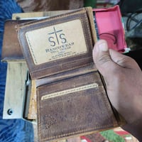 محفظات • جلد طبيعي • غير مستخدم