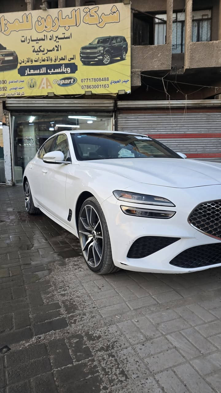 السلام عليكم 
جنسس جي ٧٠ كلين تايتل 
فول مواصفات عدا الفتحه 
سياره اجت من امريكا بصمه مفقوده وهنا سويت بصمه جديده وكاله 
بدون صبغ بدون تبديل بدون اي شي مكفوله
عليها رقم مميز 
سعر 255
للاستفسار ***********
