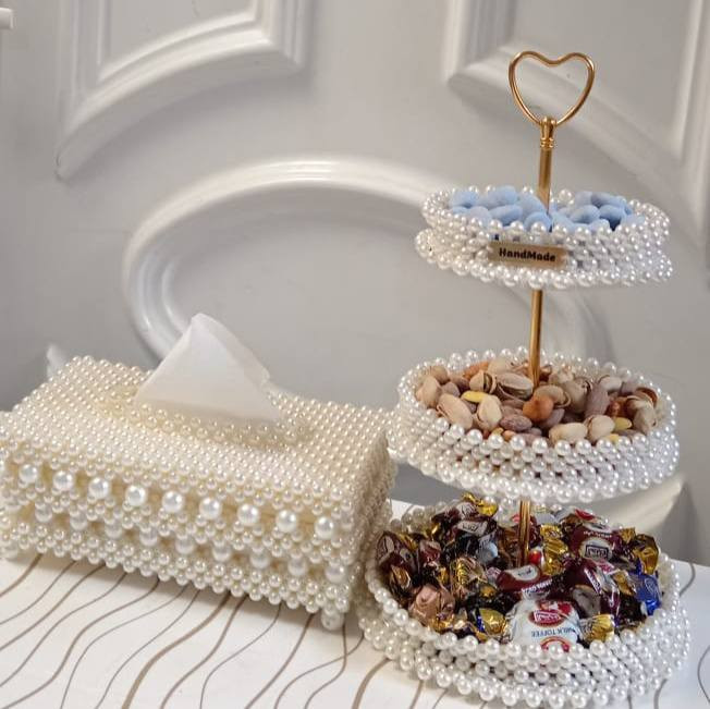 قطع مميزة… تخلي سفرتج تحچي ذوقج ✨
علبة مناديل من الؤلؤ ⭐
مقدمه اكريلك مع الؤلؤ  💫
 اللون والخرز حسب ذوقج❤🫶🏻

يوجد توصيل لجميع محافظات العراق 🇮🇶


**إذا كنت صاحب هذا الإعلان وتريد حذفه لأي سبب، رجاءا أرسل رسالة إلى الدعم الفني**