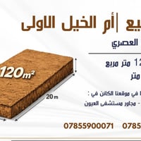 ام الخيل الاولى • ١٢٠م٢ • واجهة ٦م