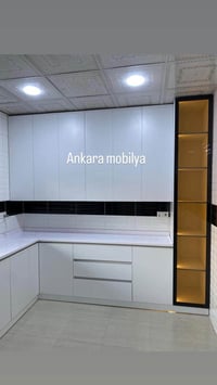 كاونتر MDF • مرمر تركي • ضمان ٥ سنوات