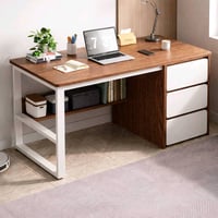 طاولة مكتب أنيقة وعملية بمساحة واسعة تتضمن ثلاث أدراج للتخزين. مصنوعة ...