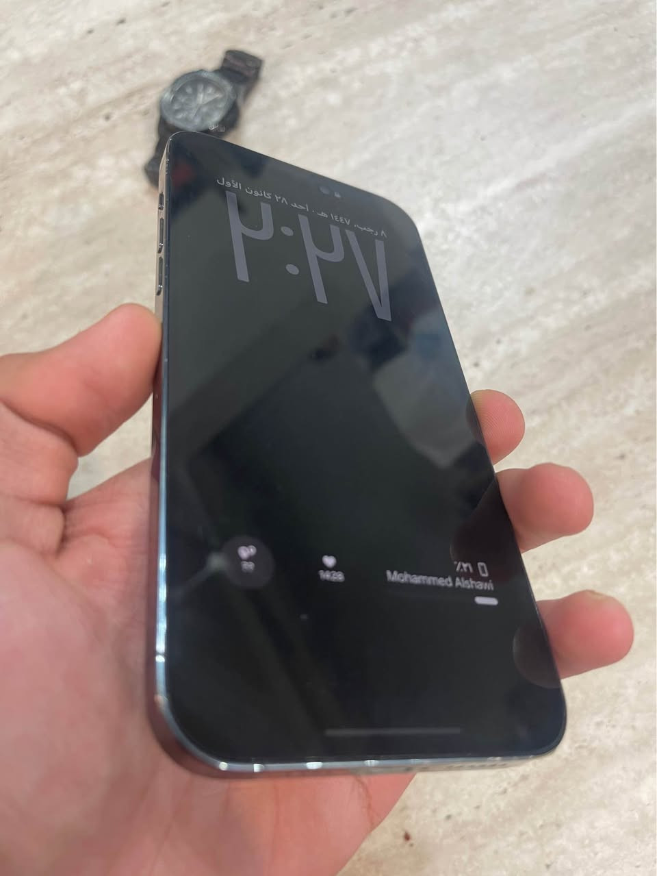 للبيع ايفون 14 برو ماكس 
ذاكرة 256
بطارية 82
الجهاز مامفتوح نظيف مكسور الظهر مثل مامبين بالصور
السعر 800 الف 
مكاني نجف *********** النجف, العراق
