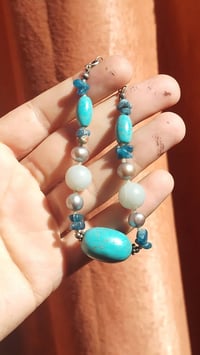 سوار فضة • ٢٢سم • حجار كريمة