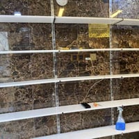 رفوف خشب • ١٢ رف • طول ٢٤٤سم