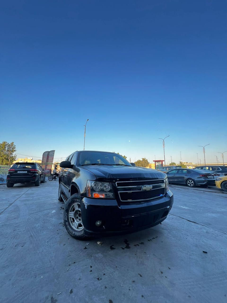 سياره تاهو موديل 8 سياره كفاله من كص محرك كير مكفول تبريد شغال كهربايات كلهه شغاله الهاتف ***********
