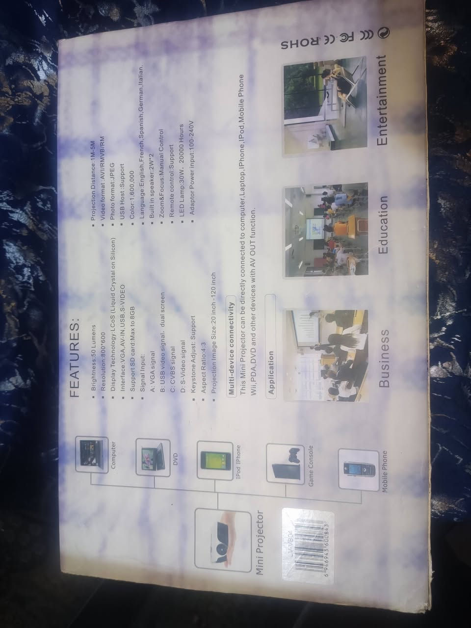 ⭕سلام عليكم جهاز سينما عدسه📽️ تكبير وتصغير تحكم من الهاتف📱 يربط علئ البلي 🎮 و حاسبه💻 يعرض علئ جدار سينما غراضه كدامكم الاصلي قيم سعر وخذ بل عافيه موقع 📍بغداد شهداء البياع


**إذا كنت صاحب هذا الإعلان وتريد حذفه لأي سبب، رجاءا أرسل رسالة إلى الدعم الفني**