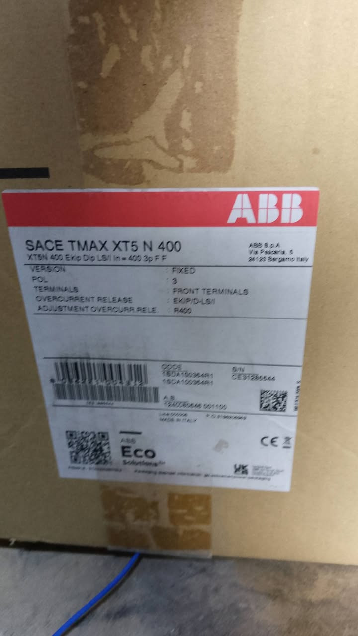 سلام عليكم ورحمه الله وبركاته
يوجد قواطع ABB باكيت الحديث 400 امبير 
كميه 30 قطعه سعر القطعه جمله 225 دولار 
الاستفسار ***********
