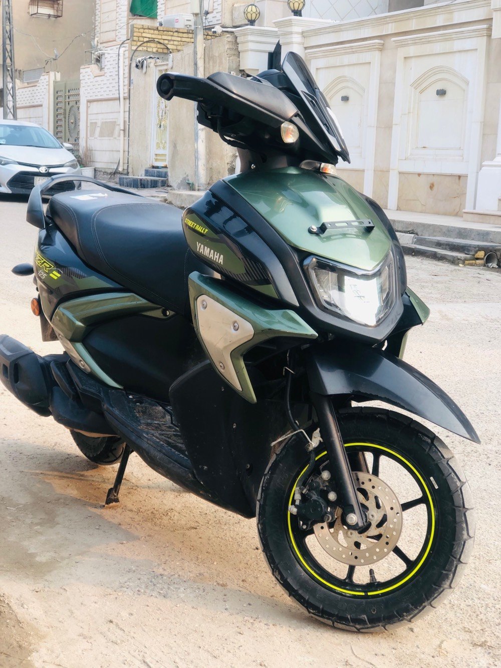 زت ار22 وارد ياباني مو ذني العاديات مشدوده بليابان ماشيه  دراجه وكااله جانت مضمومه المكان السماوه عل اربع سايدات7000