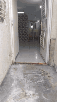 90 متر طابق ارضي خلف مدارس صينيه غرفتين وصاله مطبخ صحيات مناور  ايجار ...