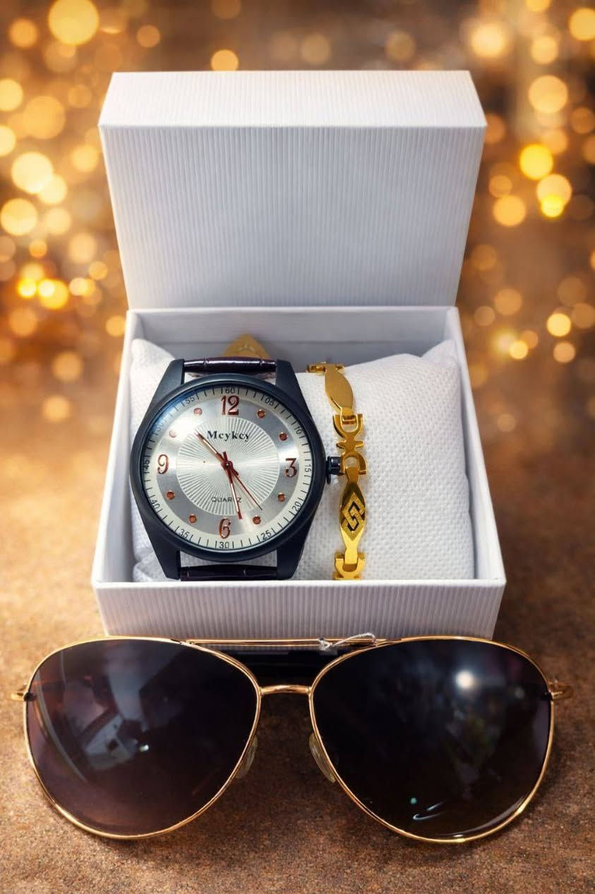 🎁💝 اختر الهديه التي تفرح قلب احبابك 🎁💝
   بكج الاناقه ✨💫✨💫
 ✅ ساعه رجالي انيقه وعصريه 
 ✅ نضاره شمسة انيقه وجذابه
 ✅ سوار اصلي 100٪ درجة اولى طلاء ثابت 
  السعر 7500 دينار 
توصيل سامراء الف دينار 
توصيل اقضية صلاح الدين ثلاث الاف 
توصيل باقي المحافظات خمسة الاف 
***********
واتساب او اتصال او خاص 
الفحص امام المندوب
