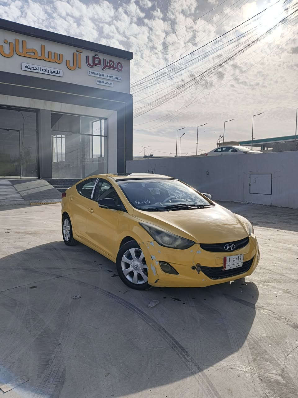 السلام وعليكم افانتي 2012. السياره فول ماعده البصمه هيئه وغرامات صفر  رقم نينوى بيها بابين مبدل وبيها تلكيطات مال تكسي  محرك 18 لاصرف ولانفخ تبريد شغال  السعر 110. مراوس حسب القناعه للاتصال ***********
