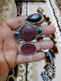 صلي على محمد وال محمد محابس تحف واحجار اصليه وصياغات يدويه احترافيه لل...