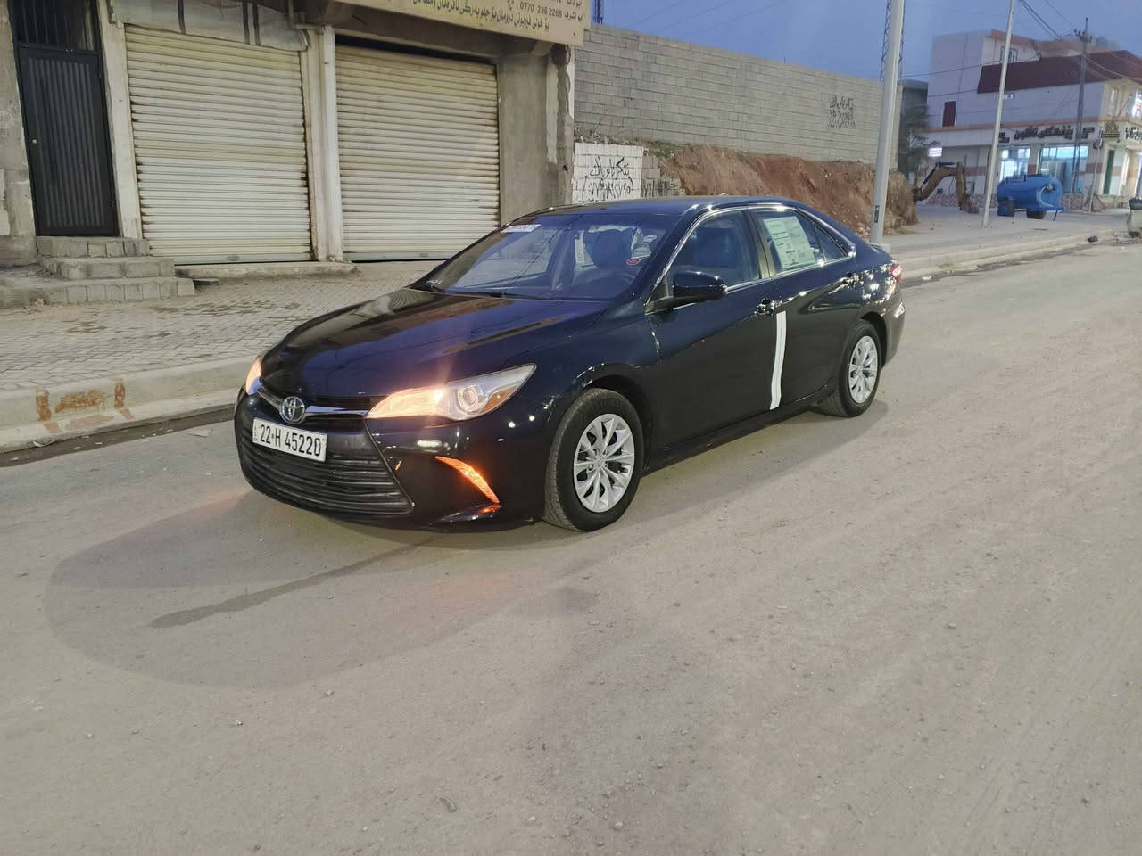 تويتا كامري كندي 2016 LE مرغوب ضرر جاملخ امامي شبر بونيت بدون دواخل بدون ايرباك ماشي 128) كير محرك مامفتوح شرط رقم سنويه شنكه جديد 2029 شرط تحويل)(***********)(***********)كركوك ازادي كركوك, العراق
