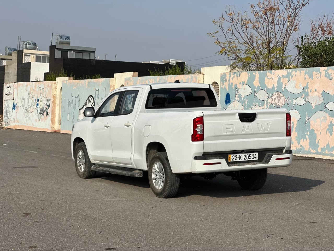 BAW pickup 2023 Large
پیکەب باو مۆدێل 2023 سپی گێڕ عادی 
فول مواسەفات مکینە 20 گیر عادی دبل قمارە لارج شاشە گەورە کامیرا حساس کوشن جلد گێچ الکترونی تحکم ستیرن مکینە یابانیە
گێڕ تەبرید مەکینە سبوغ لێدراو هەمووی بەشەرت
رەقەم هەولێرە و بەناوی خۆمە هەموو شتی تازەیە
تەنیا 20 هەزار کیلومتر رویشتووە
سعری 140وەرەقە و مجال
*********** واتساب أربيل, العراق
