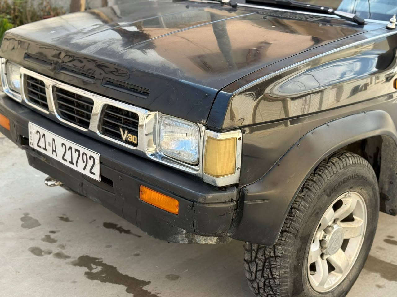 نيسان موديل ۹۰ محرك بلادي ٦سلندر كير عادي لوك كير شغال بيه صبغ قطعتين بدون دواخل شرط التحويل مكان سعر ٤۰ مكان سليمانية  ***********
