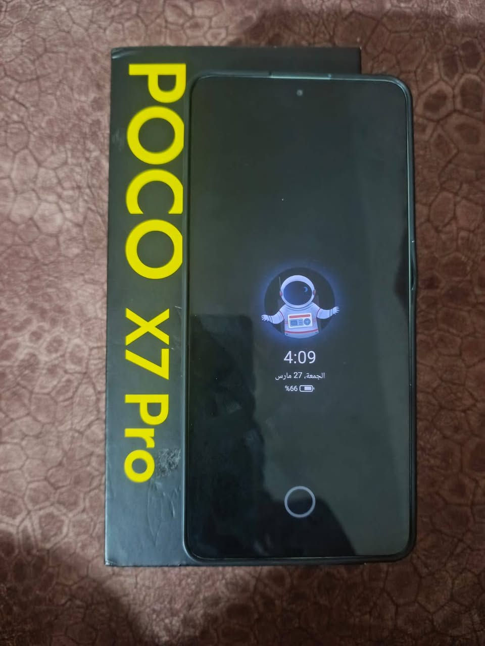 poco x7pro5g
ذاكره: 256
عشوائيه: 12
ببجي يشغل 120فريم 
جهاز قوي جدآ للالعاب 
البطاريه تشحنه مره وحده بليوم
اريده مراوس ب ايفون مكاني الغزاليه 
***********
