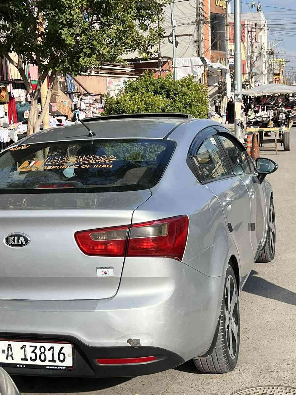 سلام وعليكم للبيع ريو 2013
سياره عل وضع الشركه 
محرك 16
شرط المكينه والكير 
بدون اي صبغ 
بدون اي ضرر 
سلايت 
تحكمات 
جامات كهرب 
فول موصفات 
رقم دولي
سنويه جديده
للتواصل
***********
