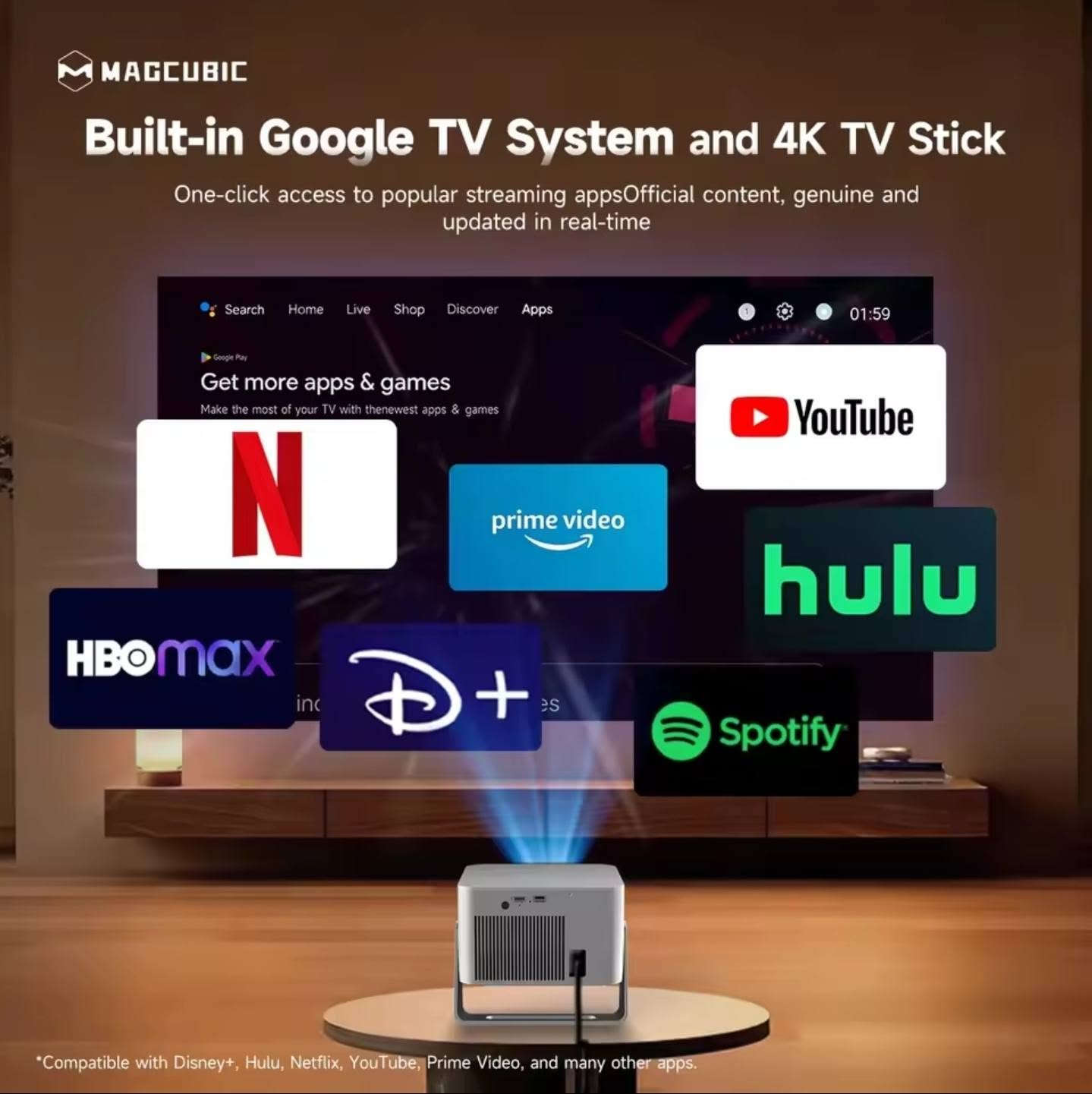 داتاشو عملاقە MAGCUBIC HY350GT🌍
نسخە HY 350GT 
نسخە GT یعني نسخە Google TV  😊
جدید غیر مستخدم ، مواصفاتە عملاقە 

قوە الوضوح [ 900ansi ]💡
لونە حقیقیه بیها HDR 10 PLUS 
سماعاتە قویە Dolby Audio 📢

اخر اصدار اندروید بیە ، اندروید 14 ⛔

Android TV 14
GOOGLE TV
اوتوفوکس ، تعدیل شاشە تلقائي 

سمارت فول 

جدید غیر مستخدم ابدآ 💯


**إذا كنت صاحب هذا الإعلان وتريد حذفه لأي سبب، رجاءا أرسل رسالة إلى الدعم الفني**