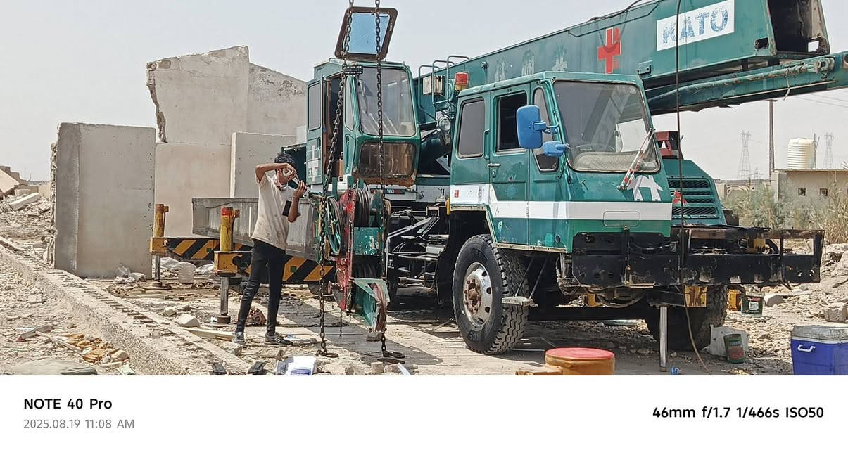 سلام عليكم  ورشه متنقله تصليح كرينات تجفيت جكات وسلايت بمات  كنتورل
جمعيع الكرينات 
نطلع محفاضات
يي شي يخص الهدورليك 
بكانه البصره بدون محل  
ابو ادم ***********//////***********
