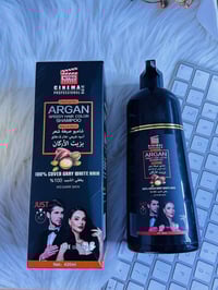 شامبو صبغة • تغطية الشيب • زيت الأركان