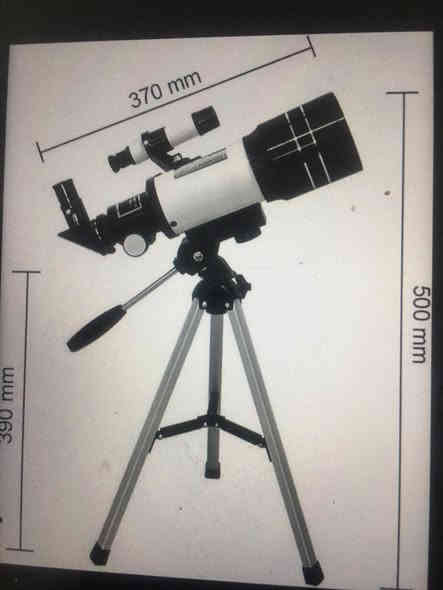 تلسكوب فلكي احترافي بالباكيت وكاملة ملحقاته وعدساتة قطر ٩٠سم يعني احترافية بالنظر والتقريب سعر ٤٥ الف سامراء واتساب ***********
