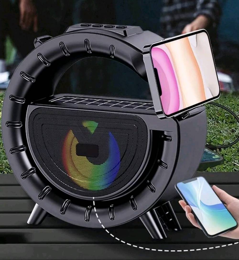 مديل DV - 800

- يتم شحنه عن طريق الكهرباء والطاقة الشمسية 

- يمتلك لوحة شحن شمسية لضمان امداده بالطاقة دون انقطاع

- يتميز بمصباح يدوي LED قوي ذات مدى 100 متر

- خاصية الراديو FM

- يأتي مع حزام 

- ستاند حامل للهاتف 

- اضاءة ملونة من الداخل 

- يدعم  USB و TF-card

- قياسات السبيكر :  203 * 75 * 205 mm

- مسافة الاتصال: 10 متر