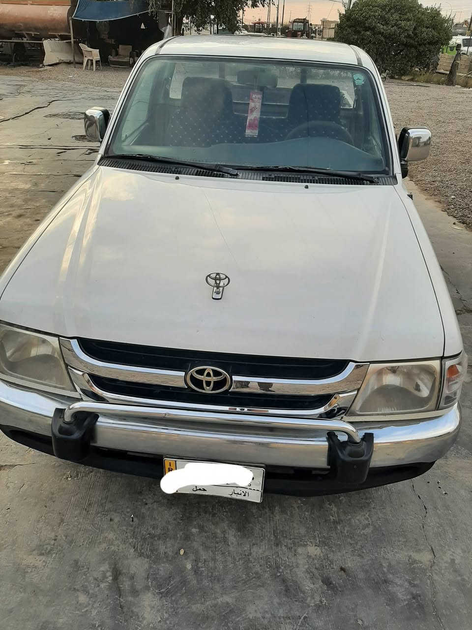 ياالله السلام عليكم للبيع
تيوتا هايلوكس ٢٠٠٣جمره تك قماره رقم انبار مشروع وطني 
كير ومحرك وشاصي وصدر كلها بشرط وعل فحص

مكفوله من الصبغ والبارد والضربه شرط السونار...
كهربائيات كلها شغاله مابيها اي نقص ....
دوشمه كشنات+ارضيه جلد شغل درجه اولى.......
تخم تاير جديد +....
باور وجعمقه مبدلهن جديد.....
سياره حلوه شرط الفحص من كل النواحي ......
السعر ١٠٠ورقه وبيها مجال للطيبين...مكان السياره الفلوجه الصقلاويه......
***********
***********
