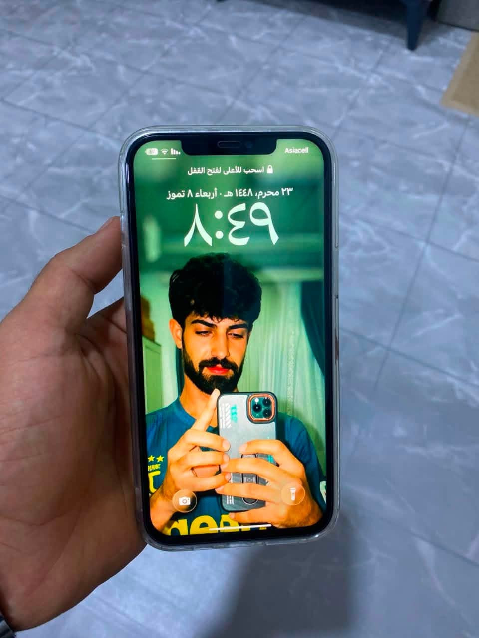 السلام عليكم ايفون 12برو ماكس لون ابيض
بطاريه 81% فيس إيدي شغال

شاشه مبدله نوعيه جيده 

ذاكره 256

نوع الجهاز شرق اوسط عربي 

مكاني ابو الخصيب حمدان مستعجل عل بيع 

رقم الهاتف ***********
