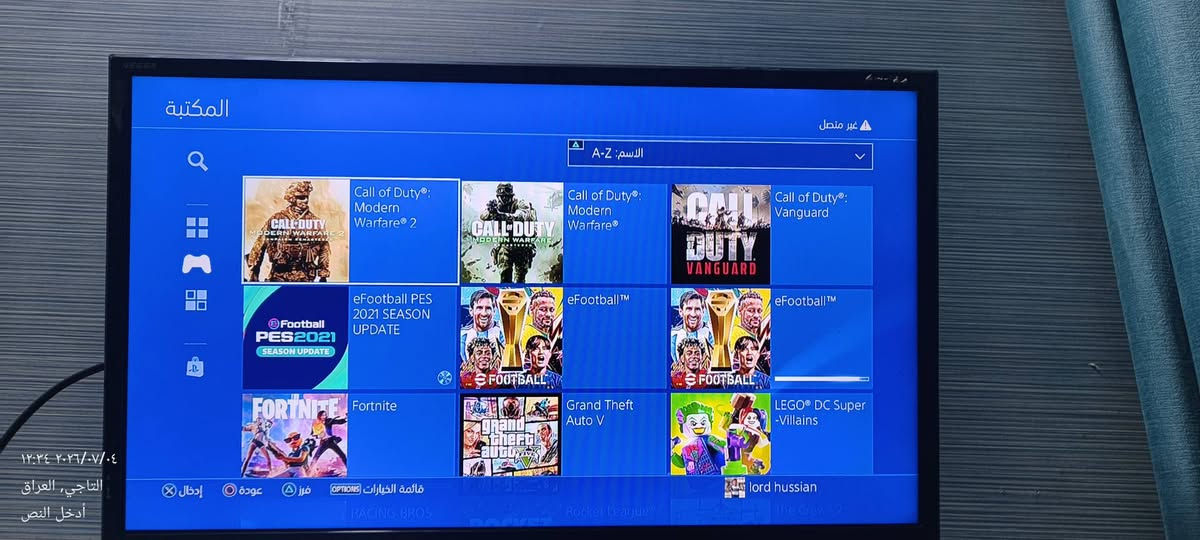 السلام عليكم 
جهاز بلاي فور سلم للبيع ب٣٥٠ ألف
وياه بيس ٢١
Gta5
ليكو 
وثلاث ألعاب كول أوف ديوتي بالحساب


**إذا كنت صاحب هذا الإعلان وتريد حذفه لأي سبب، رجاءا أرسل رسالة إلى الدعم الفني**