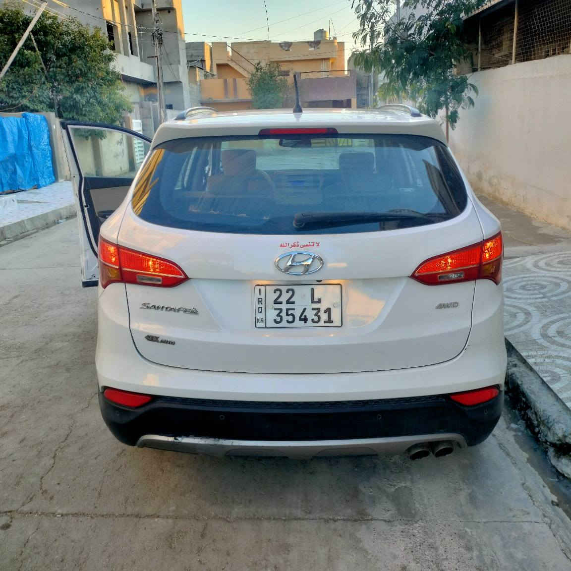 سلام عليكم بيع مستعجل سياره سنتافي 16 خليجي 4 سلندر سياره جديده الدواخل نضيفه جدا بيه 4 قطع صبغ فقط وتفصيل أكثر اتصل على الرقم *********** كركوك, العراق
