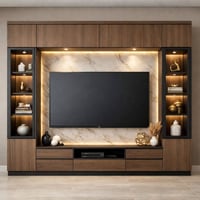 ديكورات شاشة • كاونتر MDF • دسك روم