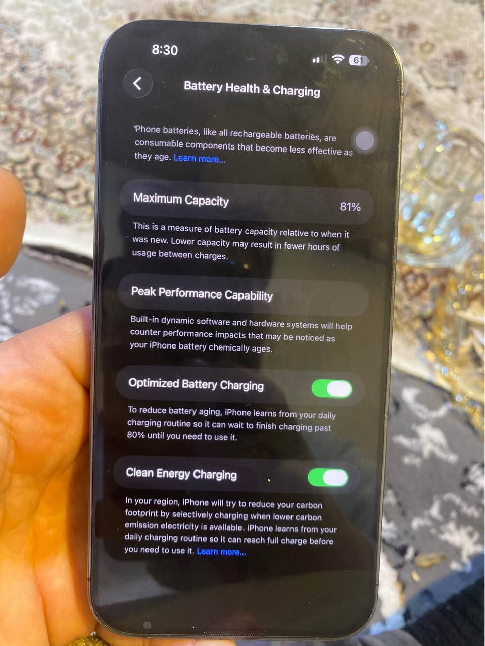 14max 
128gb
P.81

hich shteki nagorawa  mazbuta tan has aw shashai aw nukta bchukai haya hich keshai nia la slemani 380$ qfli🔒 السليمانية, العراق


**إذا كنت صاحب هذا الإعلان وتريد حذفه لأي سبب، رجاءا أرسل رسالة إلى الدعم الفني**