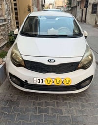سيارة كيا ريو خليجي موديل ٢٠١٤ رقم بغداد محرك١٦٠٠دوش تبريد شغال كاميرا...
