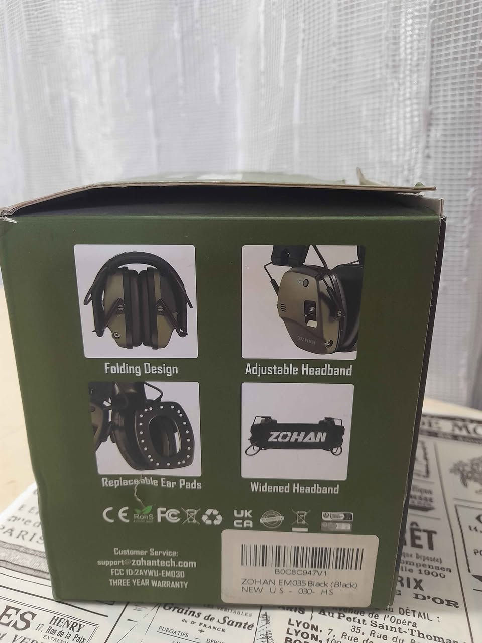 سماعات ZOHAN مخصصه للصيد عزل كلش قوي و بيه مايك داخلي سماعه مرنه جدا و بيه كل مميزات الي حتحتاجه و ايض بيه بلوتوث السعر 35 الف بغداد, العراق


**إذا كنت صاحب هذا الإعلان وتريد حذفه لأي سبب، رجاءا أرسل رسالة إلى الدعم الفني**