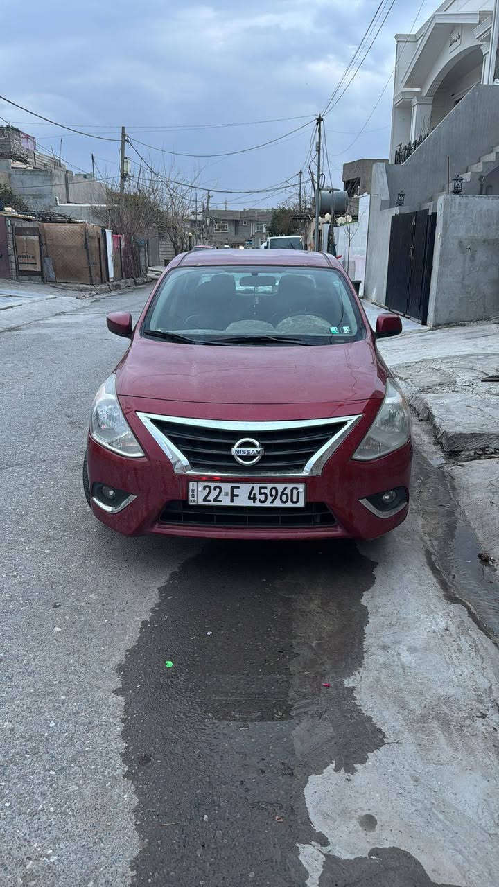 نيسان ڤيرسا وارد امريكي2016 كامل موصافات كهربا SV خمس قطع اطراف صبغ امامي و خلفي كبس بدون ضربات و صبغ و سقف بدون  صبغ شرط تحويل و رقم جديد سعر 87ومجال ل الشراي لاستفسار و الشراء *********** أربيل, العراق
