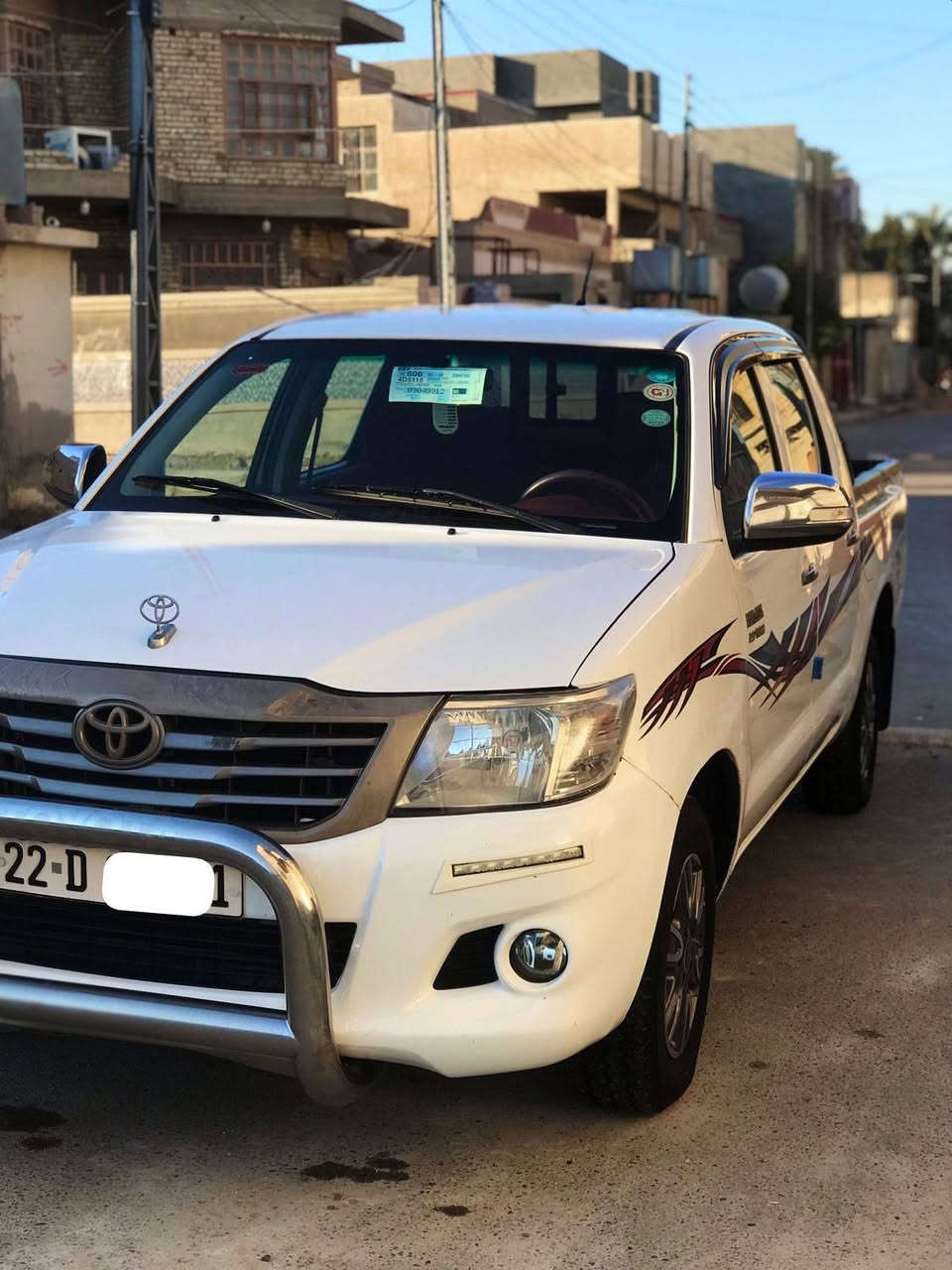 السلام عليكم هايلكس
2013

كويتي. مذهب

وتماتيك 

رقم اربيل تحويل مباشر 

ماشيه 167الف حقيقي 

بيها جاملغ تبديل وجاملغ بارد

السعر 195 وبيها مجال 
مكان السياره فلوجه السعر اتصل 
***********
***********
