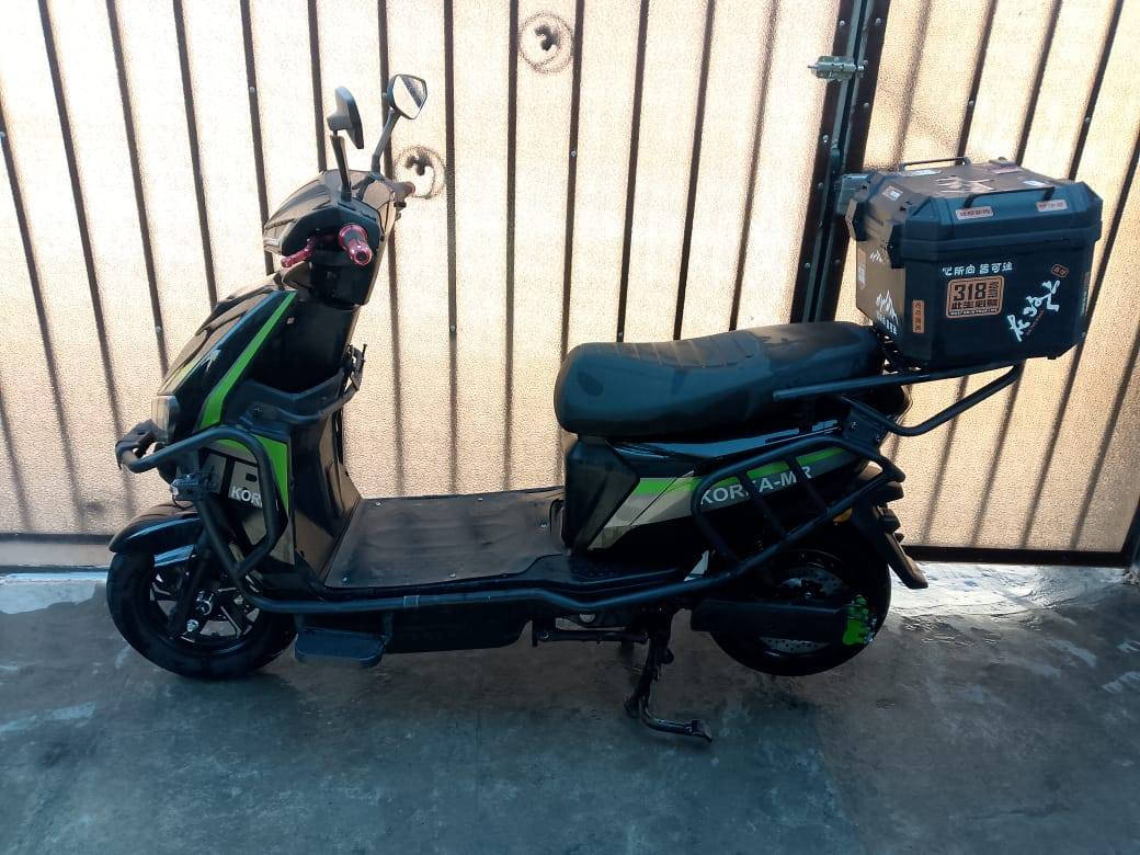 سلام عليكم دراجه شحن للبيع نوع سكنس موديل 2025ست بطاريات علفحص دراجه حيل نضيفه للستفسار الاتصال على الرقم ***********بي واتساب مكاني فلوجه حي الشهداي
