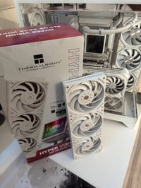 كولر THERMALRIGHT HYPER VISION 360   مستعمل بحالة جيدة (الفانات الي تج...