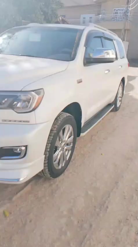 سلام عليكم سيكويا موديل 2009سيارة بيه صبغ اربع قطع بدون ضربة قوية فول مواصفات ابلاتينيوم  سيارة منظومة غازرقم بغداد بسمي تحويل مباشر سعرها 165 ***********
