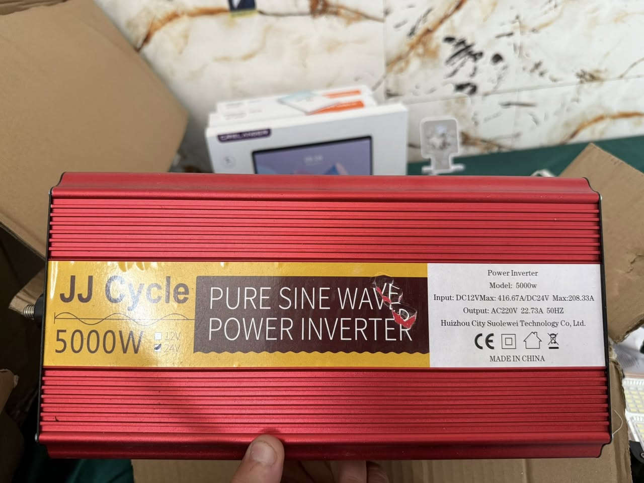 يمكن عاكسه او هيج شي. 60 الف مع توصيل  5000واط


**إذا كنت صاحب هذا الإعلان وتريد حذفه لأي سبب، رجاءا أرسل رسالة إلى الدعم الفني**