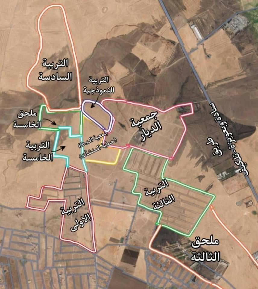 قطعه مميزه جدا للاستثمارفي جمعية التربيه ملحق التربيه الثالثه القسم الثاني (الدواجن) شوارع تيكله وارصفه وماءء
تجاريه على شارع/20
المساحه/150م 
(اقساط)
رقم القطعه/1350يمين الناظر
الجبهه/7.5م
العمق/20م
نظام مقدمه واقساط
باقي عليها24 مليون اقساط تسدد للجمعيه بقسط شهري 250 الف لمدة 8 سنوات عند البدء باستلام الاقساط
***********
***********صف
