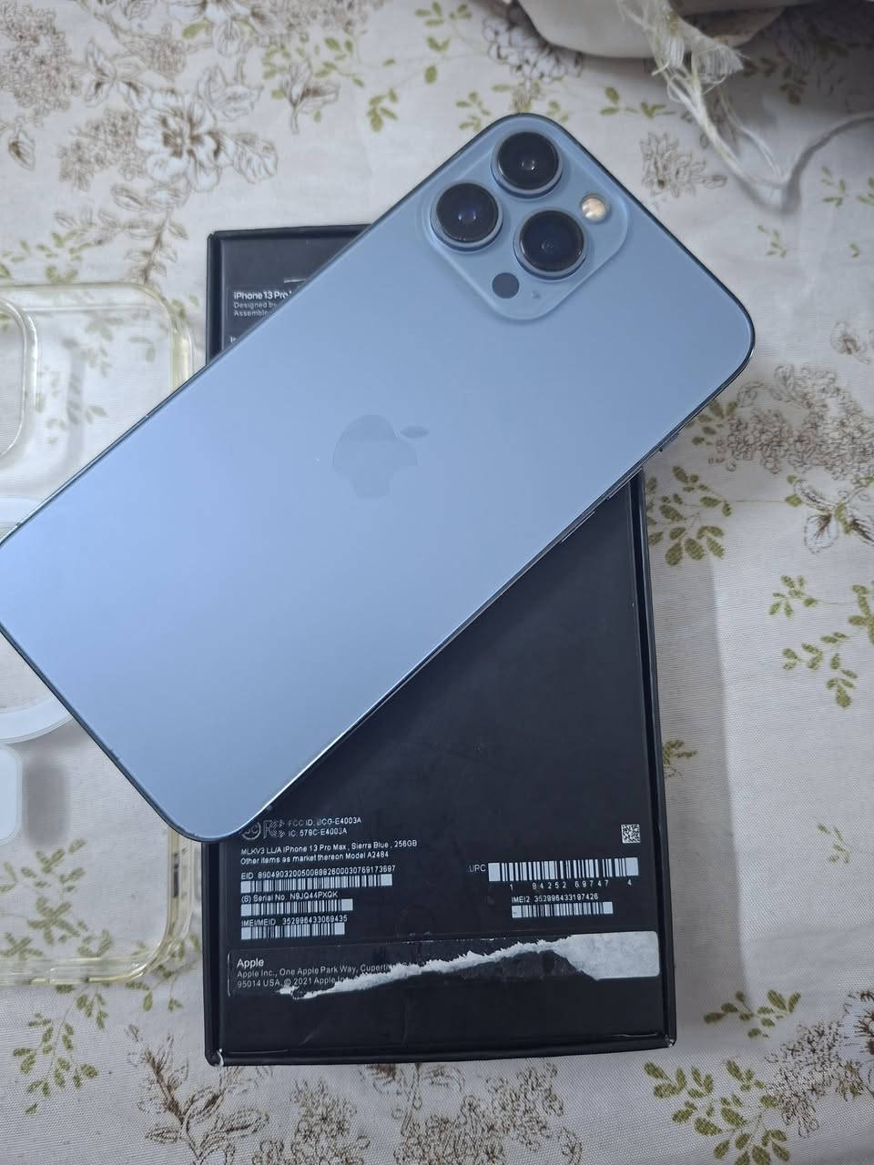 ايفون ١٣ برو ماكس مستعجل ع بيعته سعره ٥٧٥ 
ذاكرته ٢٥٦.  بطارية  🔋  ١٠٠ مبدله 

نموذج M   امريكي ملحقات كارتونه 

جهاز كله شغال. ع الفحص 

مكاني بغداد البياع 

وتساب  ***********
