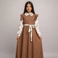 بناتي • فستان كريشة • مقاسات ٣٦/٣٨/٤٠/٤٢