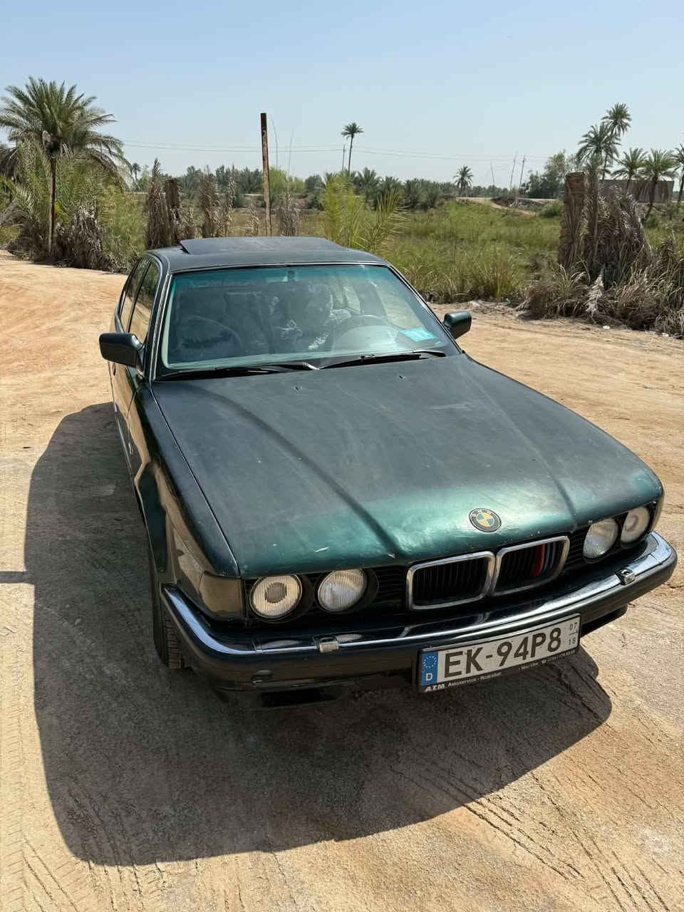 سلام عليكم للبيع 740 موديل 93جاهزه فول مواصفات رقم بغداد سعره 50للتواصل *********** كربلاء طويريج
