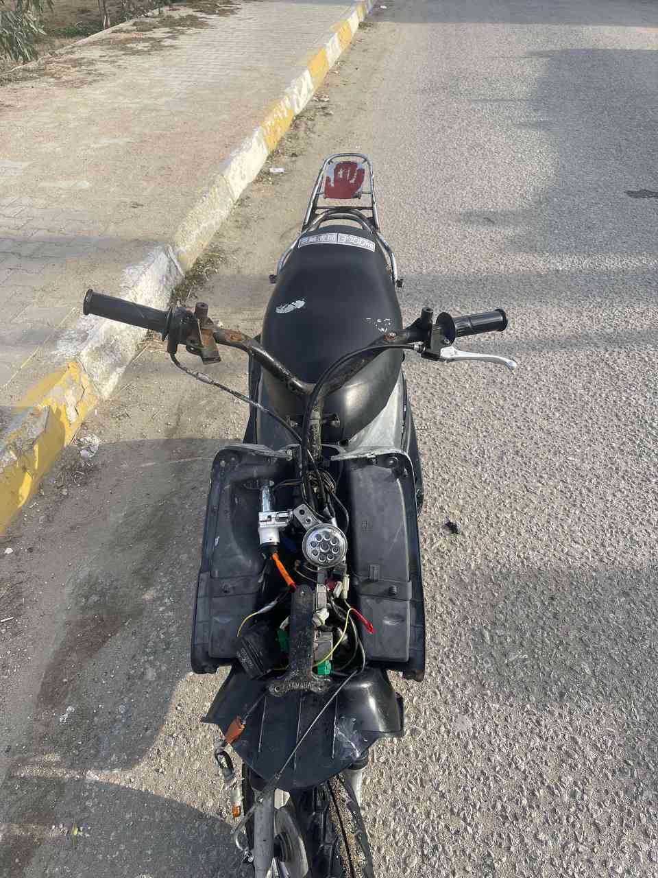 السلام عليكم
دراجه ماكس منغولي حربي
غراضها كامله موجوده اذا تريد ترجعها بلا 
نقصها فقط لحيه
دراجه بوشتها ٥٥ امير عوض
اطيك ضمان بل مكينه
المكان كربلاء حي العامل 
متواجد فقط اتصال او واتساب ***********
