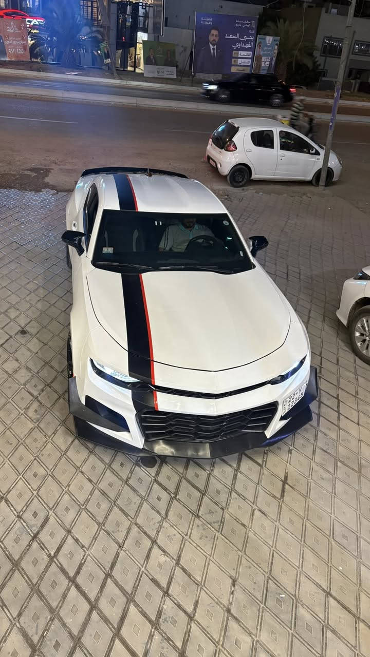 كمارو  v6 (١٠نمر) ٢٠٢٣
اكتف اكزوز
مبرمج سيفتي 
ماشية ٥٦ الف كيلو وليس ميل
لون ابيض نادر بغداد
السيارة نشطة لابعد الحدود جاهزة كاملة
كشنات كهرباء
شفتات ستيرن
شاشة كار بلي بلوتوث
عليها ويل zl1 
وتايرات جدد قياس٣١٥ خلفي
٢٧٥ امامي 
لحية وزعانف zl1
 سبويلر مخفف
حادث صبغ جاملغ وبنيد

للتواصل واتساب 
***********
