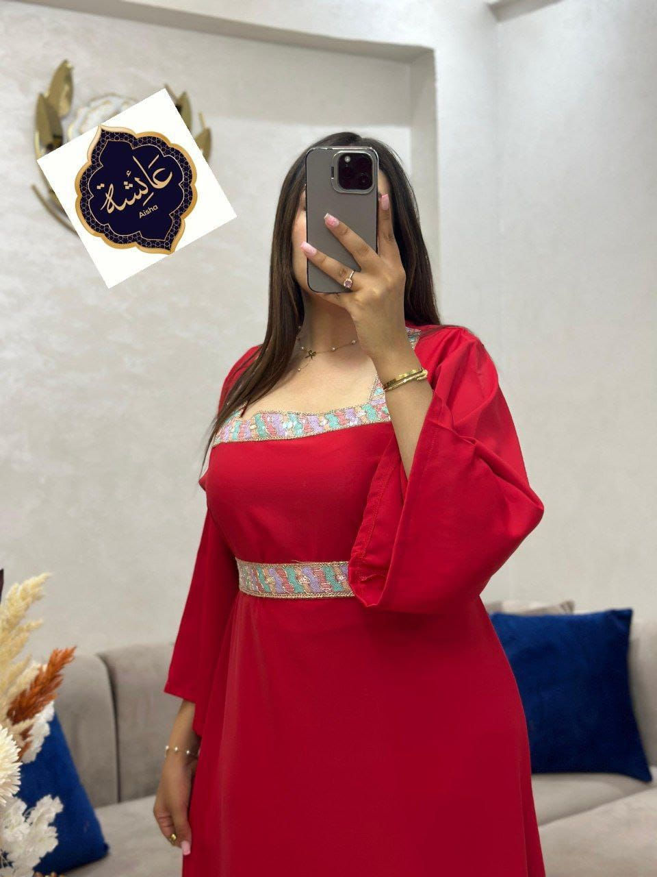 👗 ثوب: كريب روزة
🧵 فصالة: كلوش
👚 أكمام: متوسطة الطول
📏 المقاسات: M - L - XL - XXL
⏳ الكمية محدودة، وهاد الموديل جاي أنيق وراقي بزاف، مناسب للمناسبات.


**إذا كنت صاحب هذا الإعلان وتريد حذفه لأي سبب، رجاءا أرسل رسالة إلى الدعم الفني**