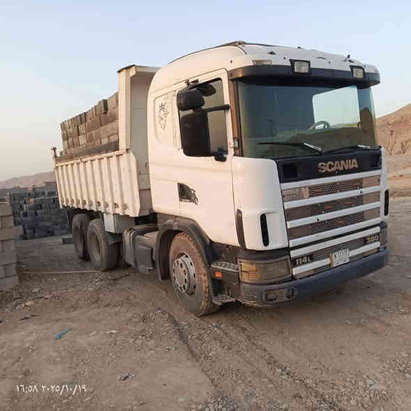 السلام عليكم سكانيا للبيع 2001 رقم بغداد حجم المحرك 380 عنوان دوز سعر 210 رقم الهاتف***********
